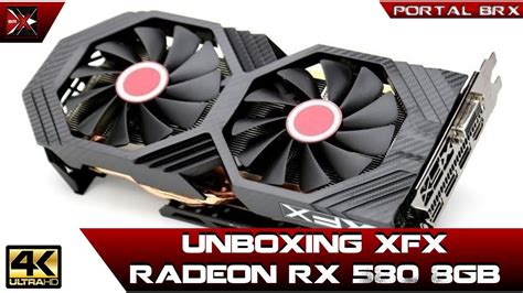 XFX Radeon RX 580 8GB: Unboxing Portal BRX - YouTube