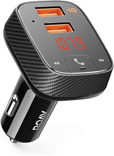 Amazon.com: ROAV SmartCharge F2 Bluetooth FM Transmitter, Wireless ...