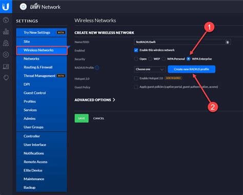 Ubiquiti Unifi RADIUS Authentication Configuration - Virtualization Howto