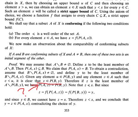 set theory - A Proof of Zorn's Lemma - Mathematics Stack Exchange