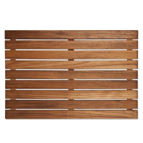 Teak Wood Bath and Shower Mat FOR SALE - FREE Shipping