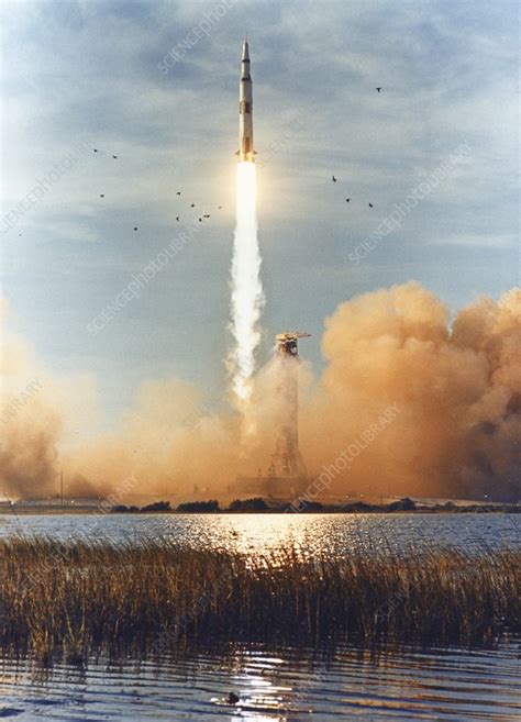 Apollo 8 launch - Stock Image - C054/6550 - Science Photo Library