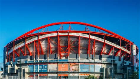 Aerial View of the Benfica Stadium. Estadio Da Luz. Football Stadium in ...