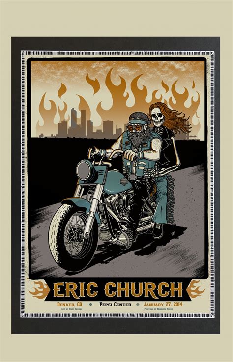 Eric Church Concert Tour 18"x28" (45cm/70cm) Poster