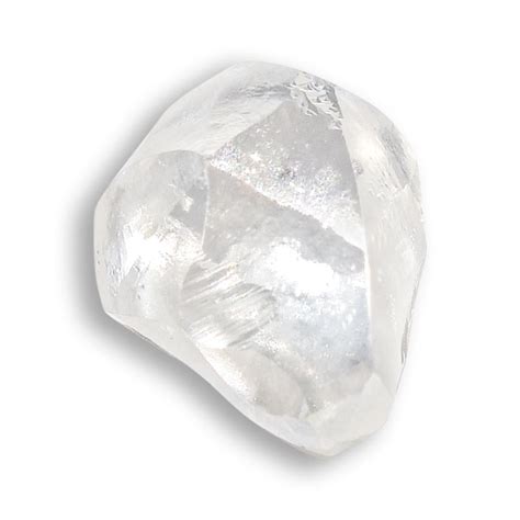 0.72 carat matte white freeform shaped raw diamond – The Raw Stone