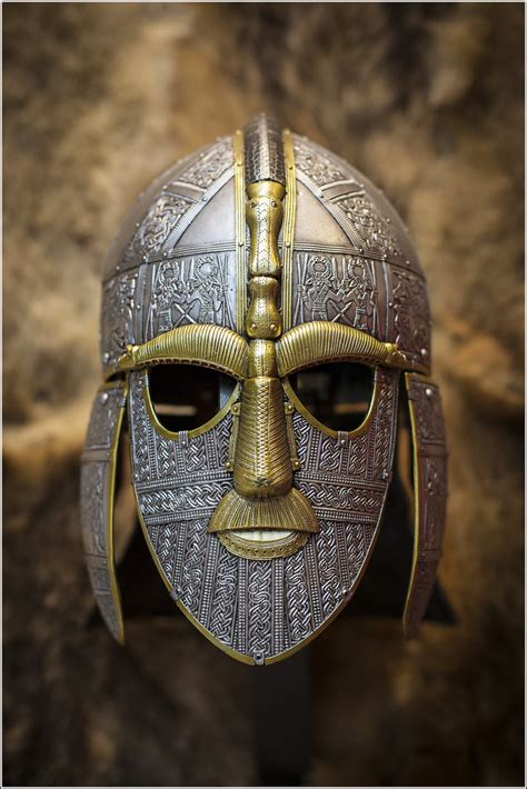 Sutton Hoo | Replica of the helmet from the Sutton Hoo ship … | Flickr