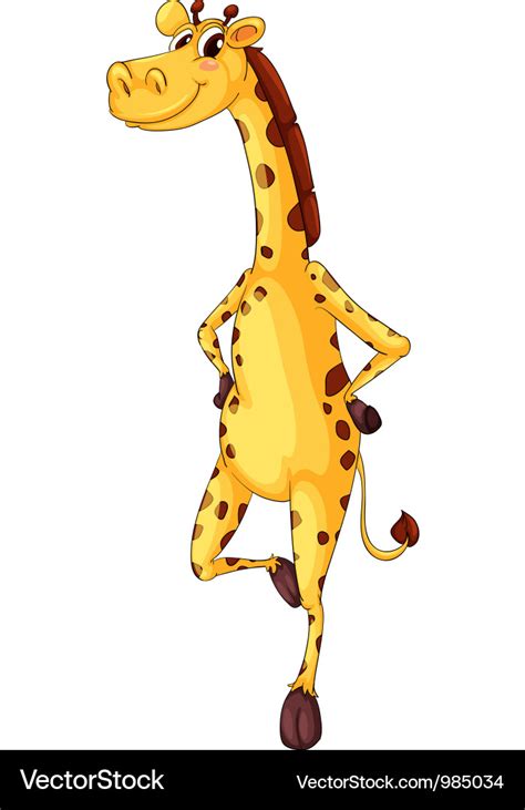 Cute giraffe Royalty Free Vector Image - VectorStock