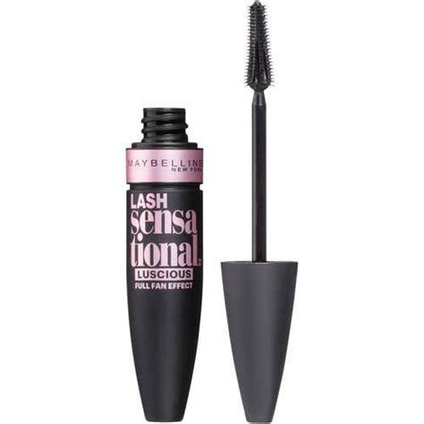 Maybelline Lash Sensational Luscious Washable Mascara, Very Black, 0.32 ...