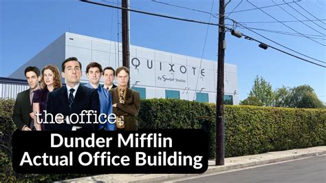 The Office TV Show - Real Dunder Mifflin Office Building Filming Location Panorama City ...