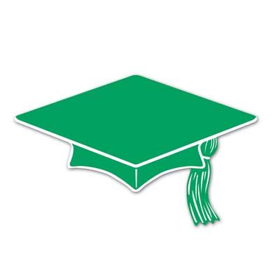 Green graduation hat clipart – Clipartix