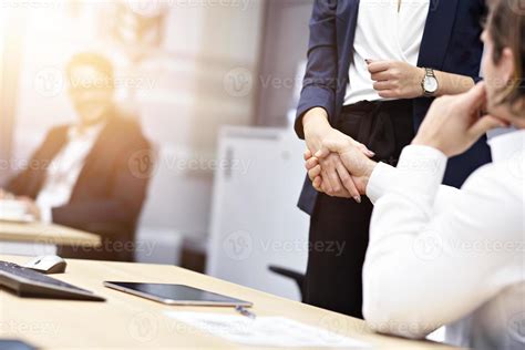 Business people shaking hands in the office 15765005 Stock Photo at ...