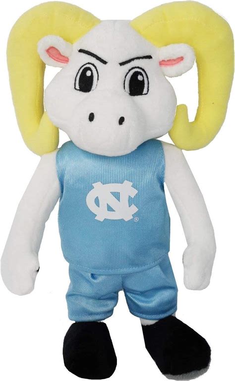 Shrunken Head Brand UNC Mascot Rameses Stuffed Animal Plush Carolina ...