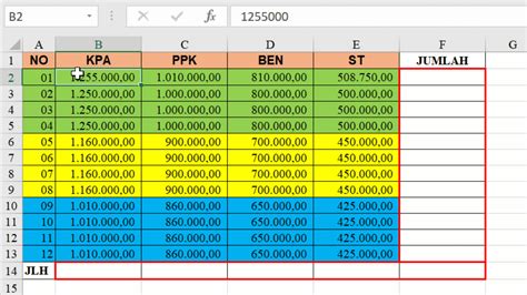 Pengertian dan Perbedaan Antara Column, Row, Cell, dan Range pada Excel Blogger Koplo