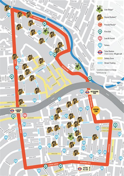 Notting Hill Carnival Map - Iona Renate