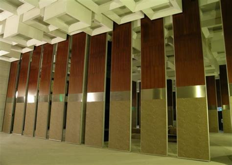 Operable Hotel Acoustical Folding Partitions , 2.56 inches thickness ...