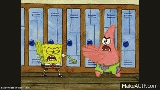 Spongebob Patrick GIF - Spongebob Patrick Fight - Discover & Share GIFs