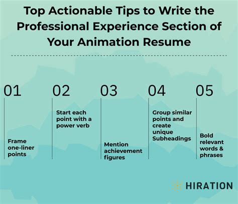 Animation Resume: The 2022 Guide with 20+ Animation Resume Samples