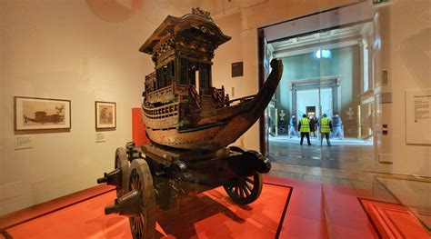 See a Japanese float on display in the British Museum