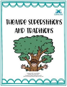 Theatre Superstitions by Designing Drama | Teachers Pay Teachers