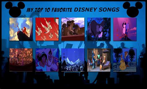 My Top 10 Favorite Disney Songs by FireMaster92 on DeviantArt