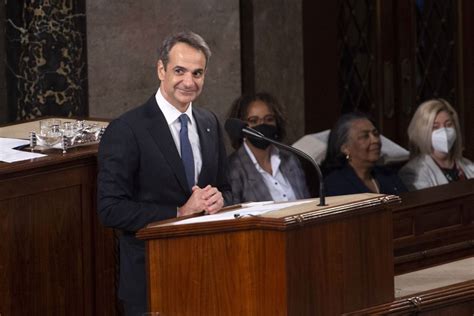 Greek PM Kyriakos Mitsotakis hails shared interest in democracy in ...