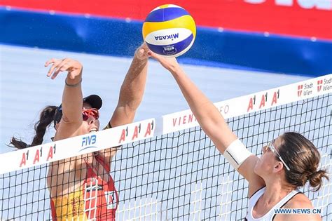 Highlights of 2019 FIVB Beach Volleyball World Tour - Xinhua | English.news.cn