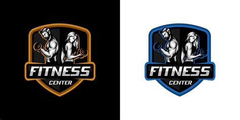 fitness club logo 3529340 Vector Art at Vecteezy