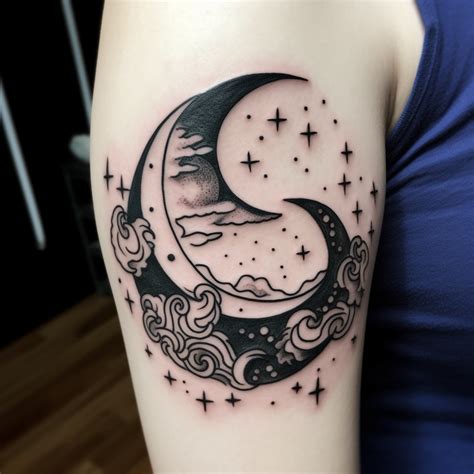 66 New Moon Tattoo Ideas - TattooClue.com