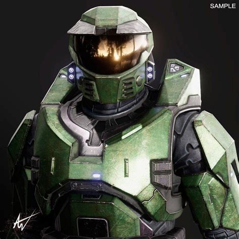 ArtStation - Halo Combat Evolved Master Chief (HD) | Halo combat ...