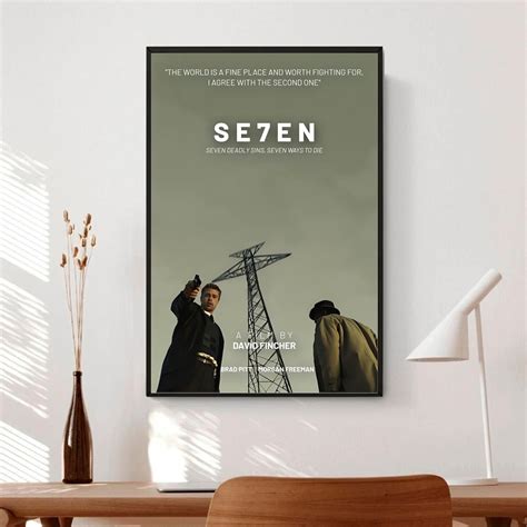 Seven Movie Poster Seven Wall Decor Seven Poster Print - Etsy