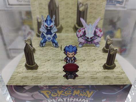 Dialga Palkia (Spear Pillar), Dialga Palkia 3D Diorama Cube, Dialga ...