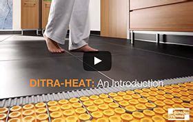 Schluter®-DITRA-HEAT – Electric floor heating system with integrated uncoupling technology ...