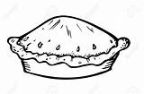 Whipped Topping Coloring Page More Image Piece Cream Pies Sketch  sketch template