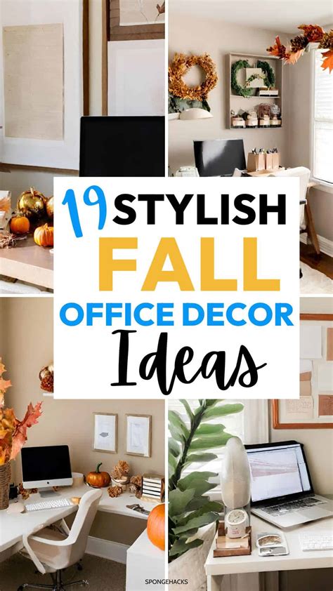 19 Stylish Fall Office Decor Ideas