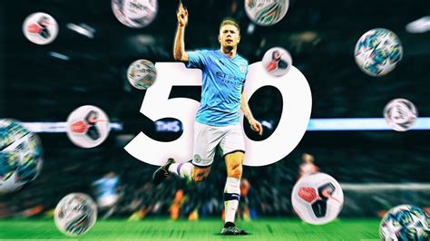 KEVIN DE BRUYNE HITS 50 GOALS | KDB looks back at some of his finest ...