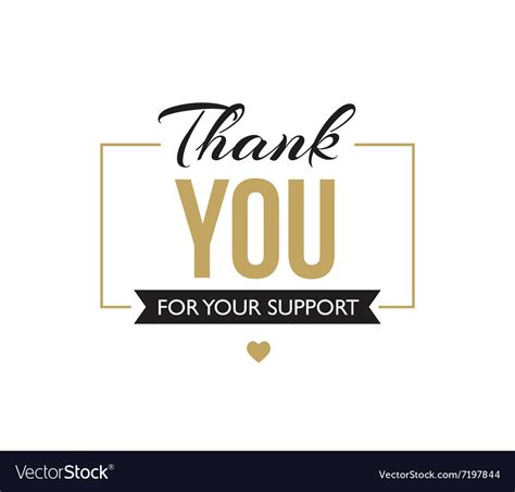 Thank you card Royalty Free Vector Image - VectorStock