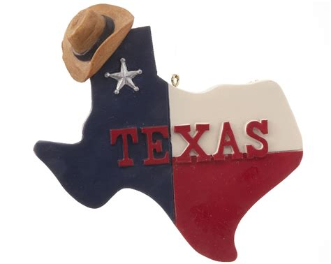 Texas Christmas Ornament - State | ChristmasOrnaments.com