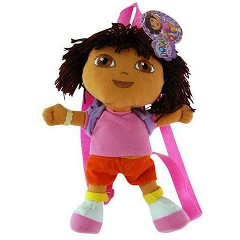 DOBA Kids Toy - Dora The Explorer 12"" Plush Kids Backpack Case Pa - Walmart.com - Walmart.com