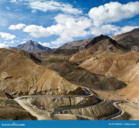 Road in the Himalayas Mountains Stock Photo - Image of blue, mounains: 27100542