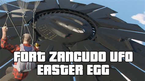 GTA V: Fort Zancudo UFO Easter Egg - YouTube