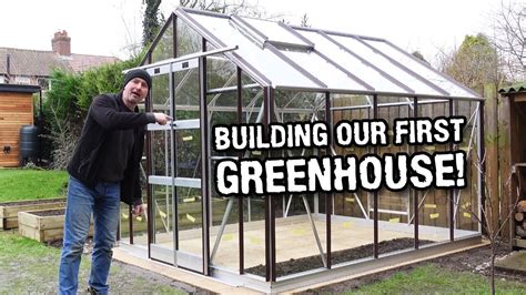 I’m finally building our new 8’ x 10’ aluminium greenhouse! - YouTube