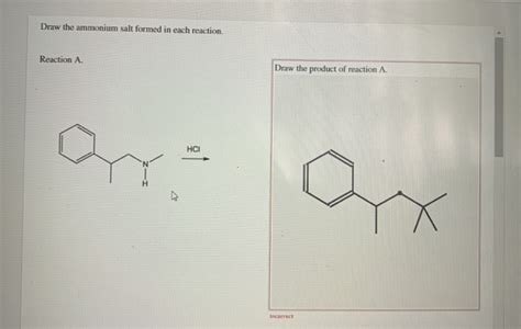 Solved Draw the ammonium salt formed in each reaction. | Chegg.com