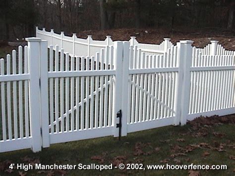 Bufftech Manchester Vinyl Fence Panels - Concave Top | Hoover Fence Co.