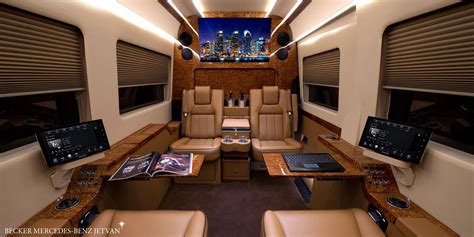 Peek Inside These Luxury Vans for the Rich and Famous