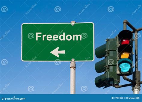 Freedom Sign Royalty Free Stock Image - Image: 7787426