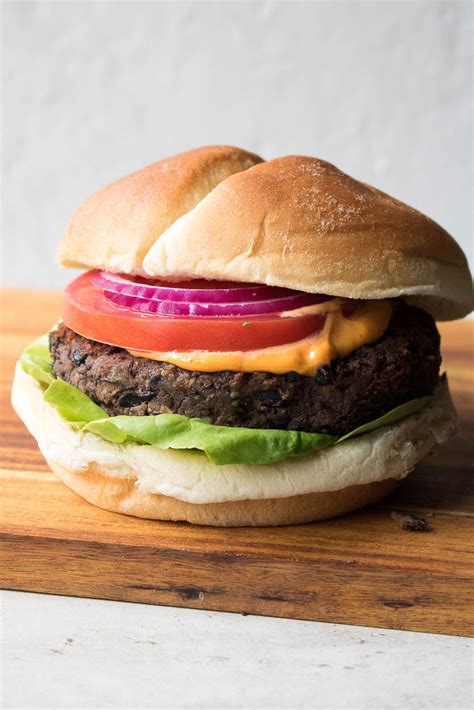 Easy Black Bean Burgers - Stephanie Kay Nutrition