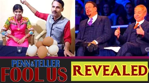 penn and teller fool us revealed magic tricks | surprising egg magic ...