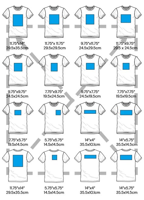 Design Sizes Guide - SmartPrintTransfers