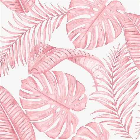 Skinnydip Dominica Tropical Palm Cheese Plant Leaf Muriva Pink 180522 ...