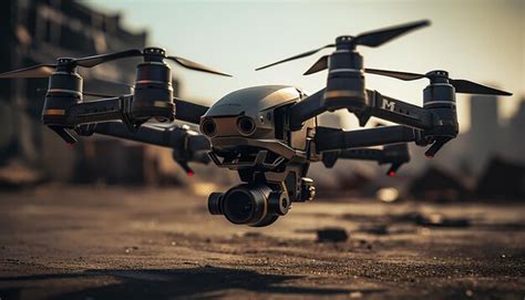 Premium AI Image | Armed drones ready for attack Technological drone ...